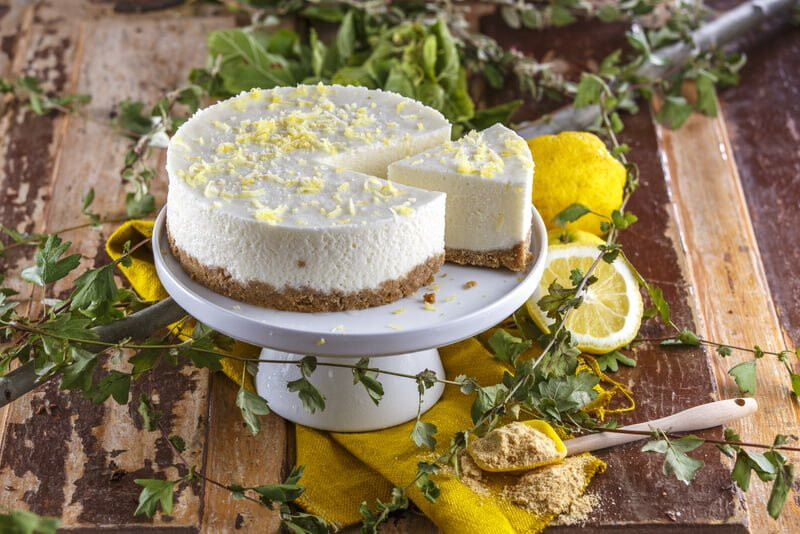Cheesecake light de limão