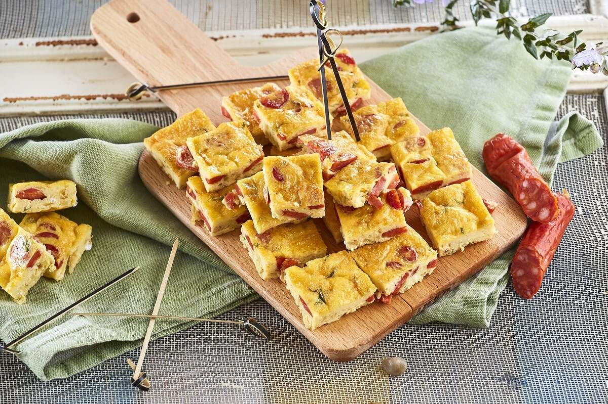 Fritada de calabresa