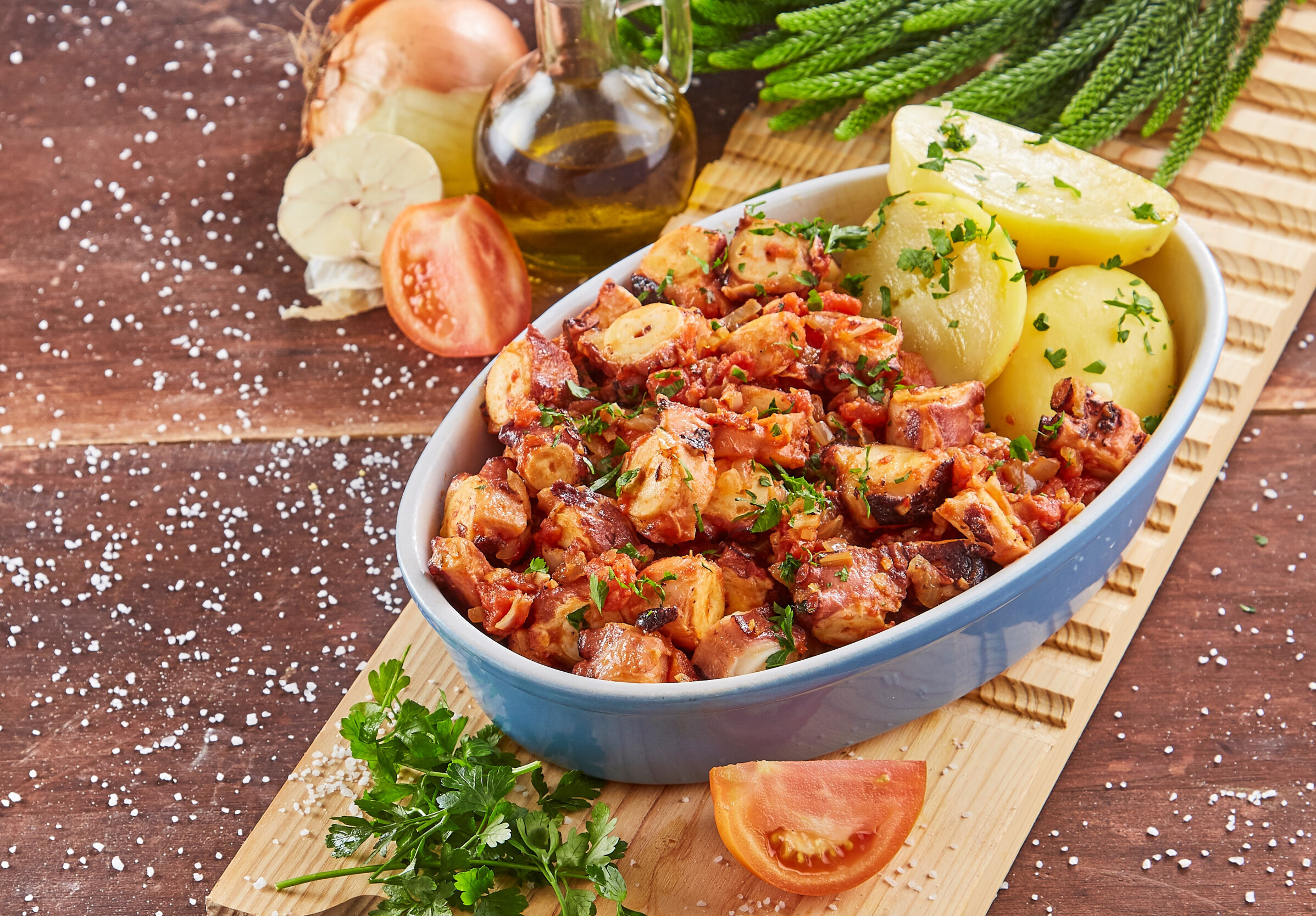 Polvo estufado à moda do Douro