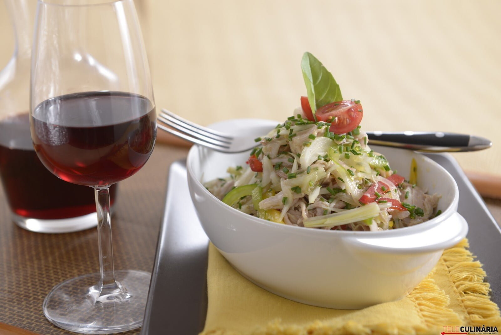 Salada avinagrada de coelho