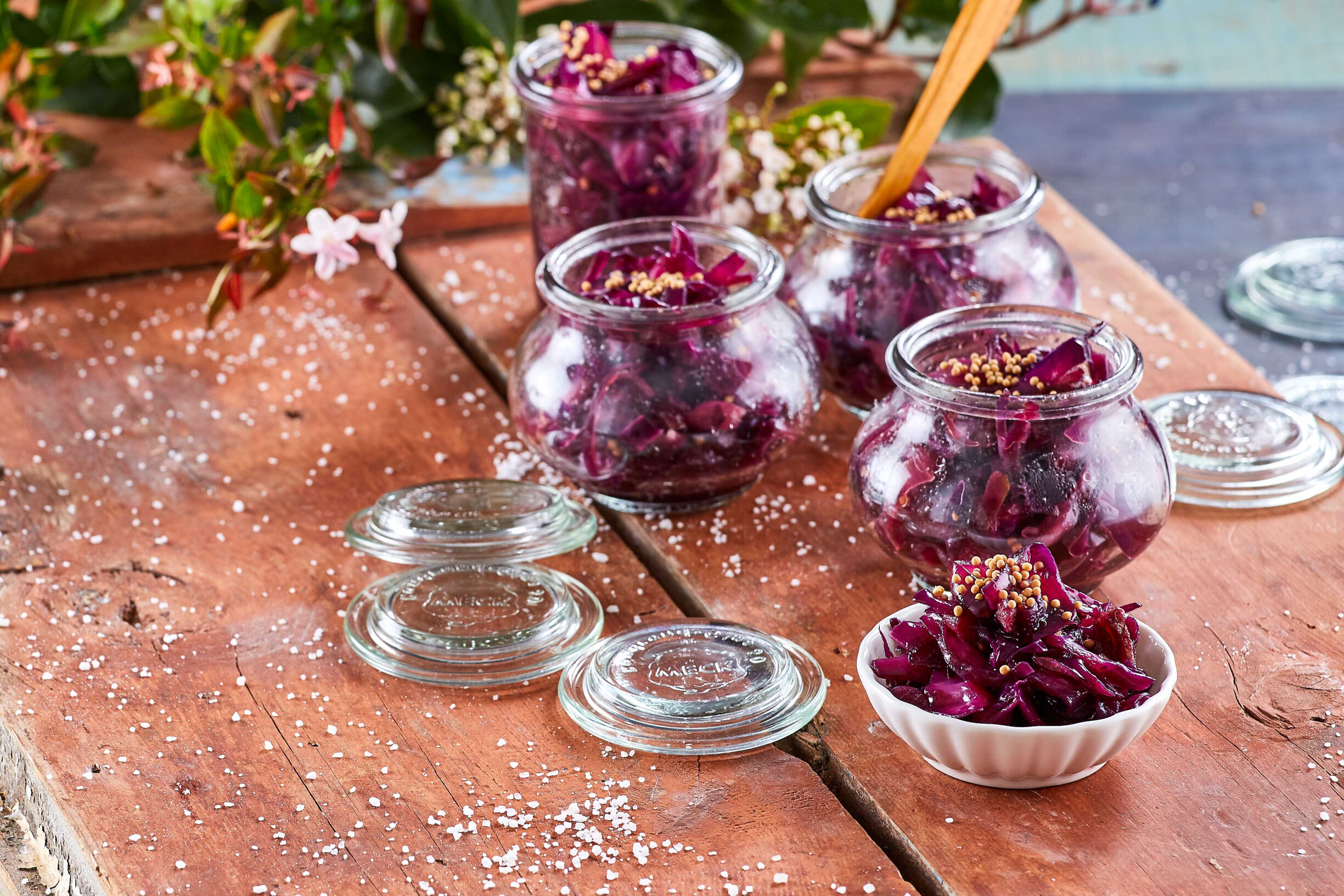 Chutney de couve-roxa