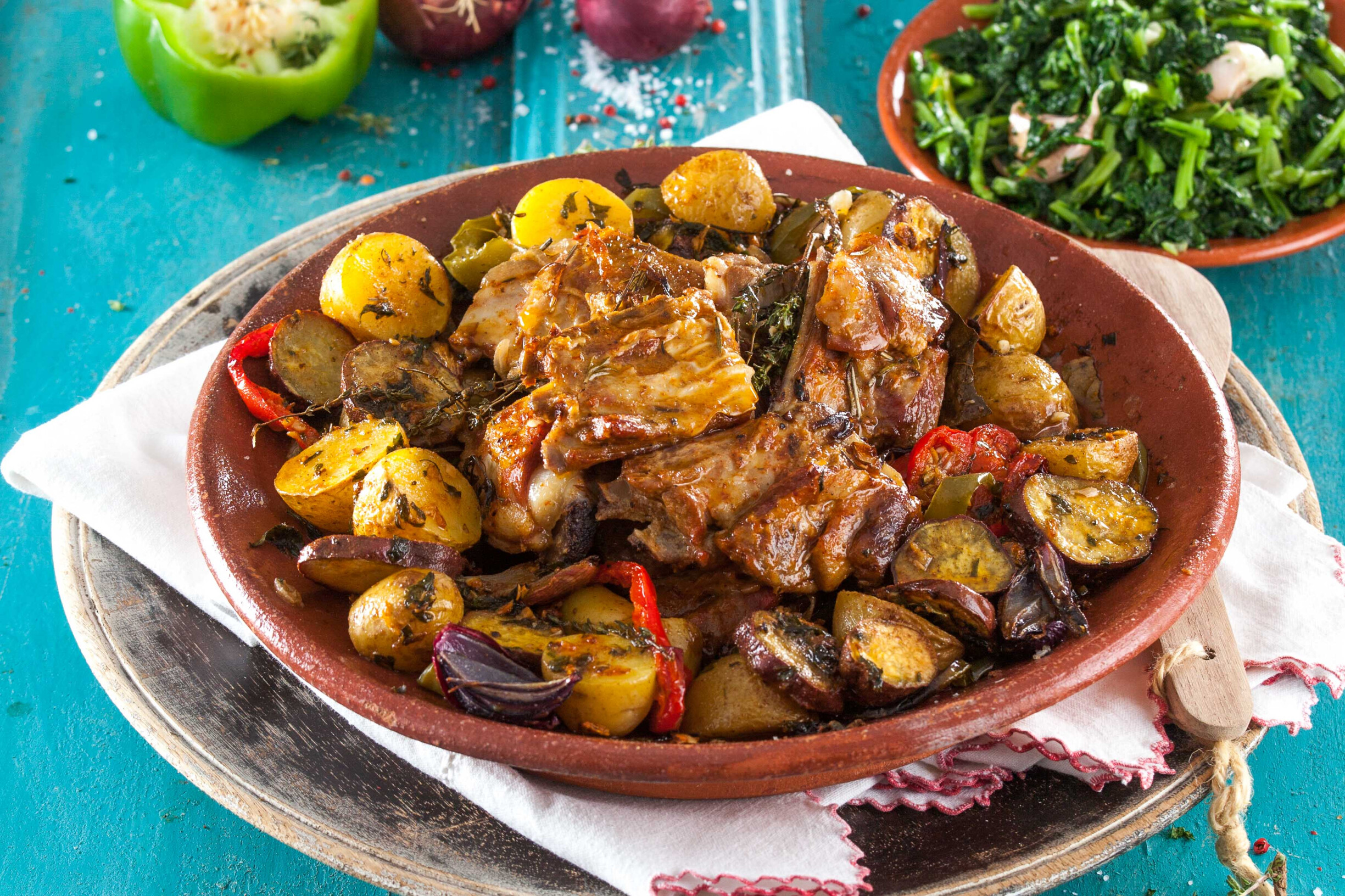 Cabrito assado no forno