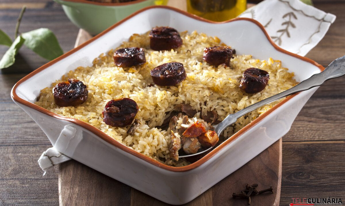 Receita de arroz de pato