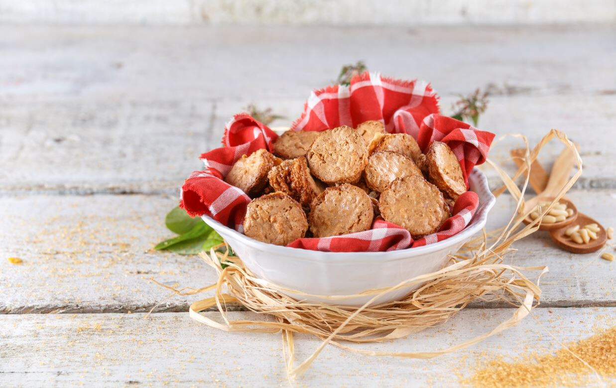 Crocantes de pinhões