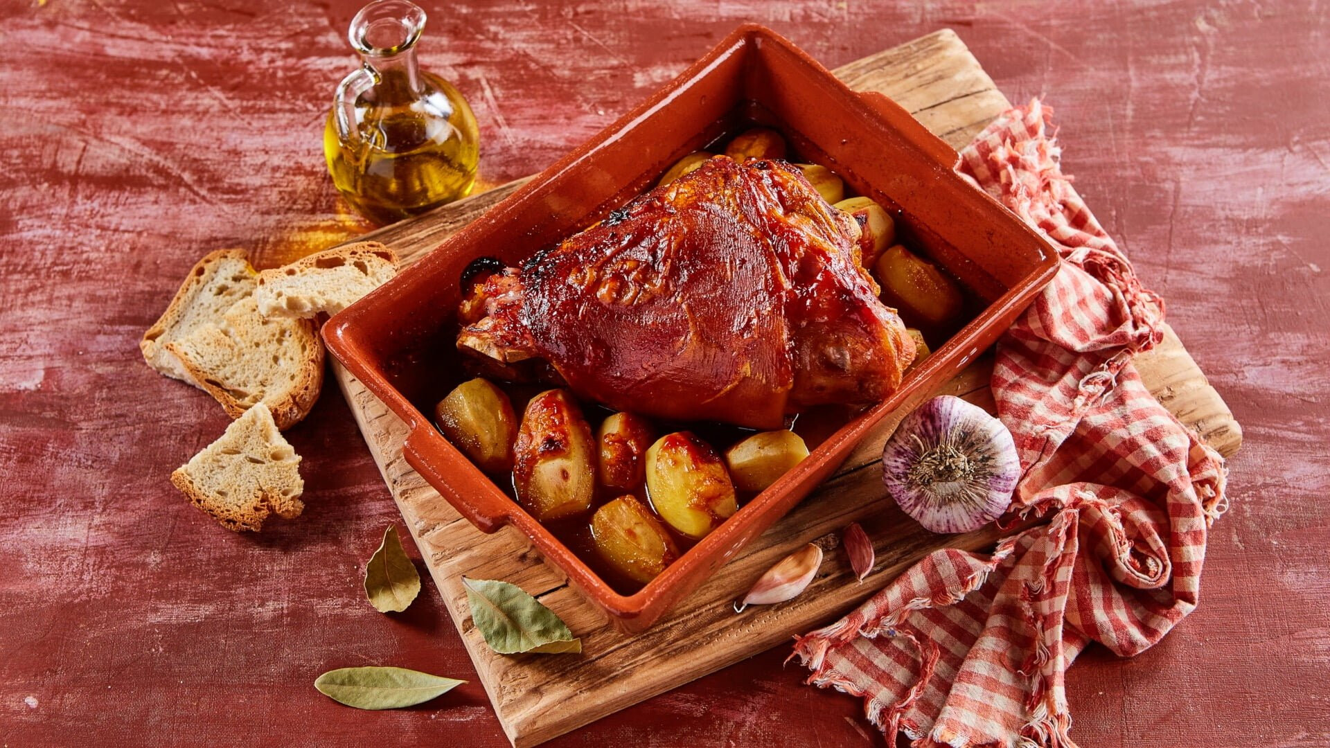 Pernil de porco assado