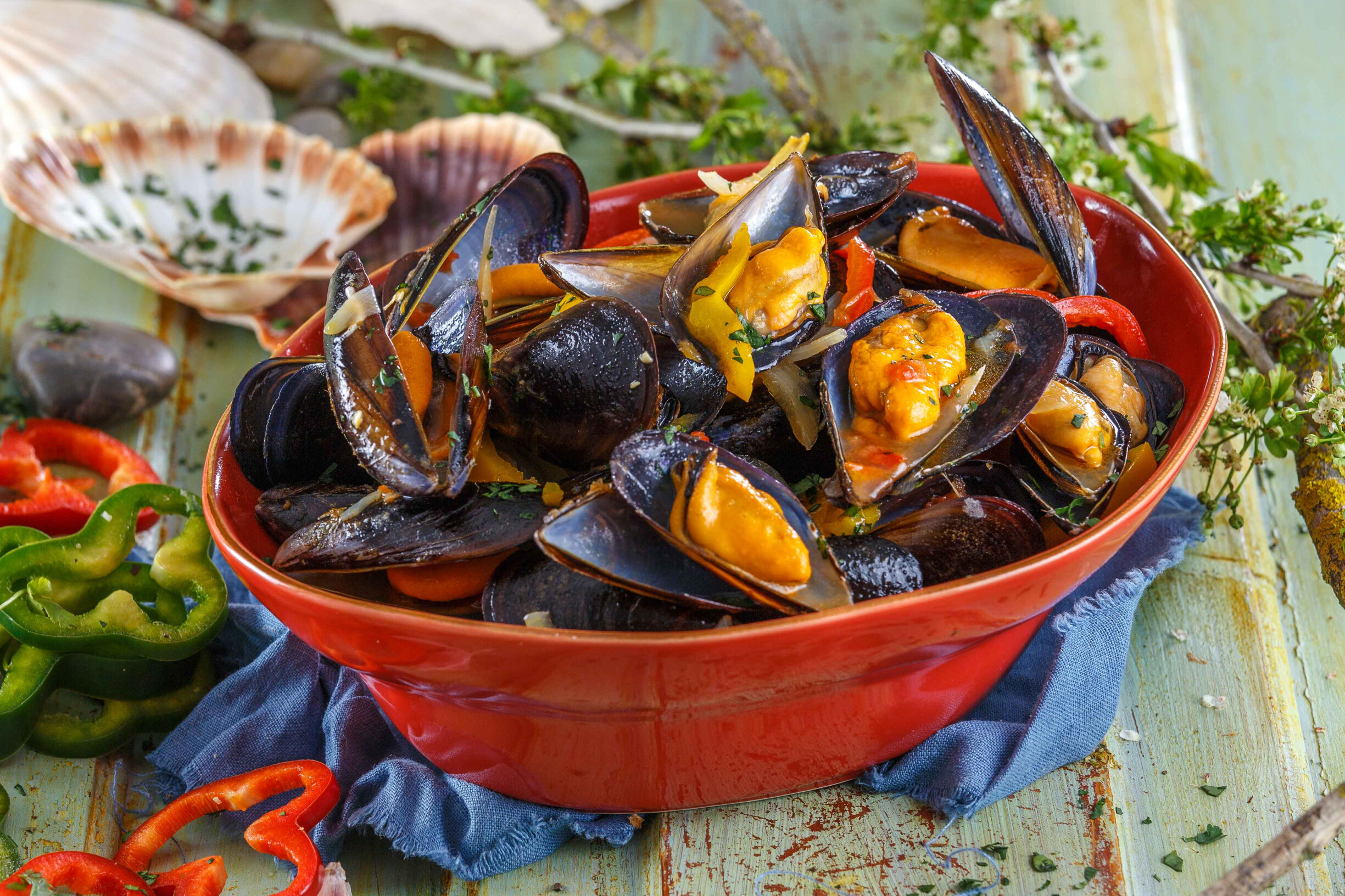 Mexilhões à portuguesa