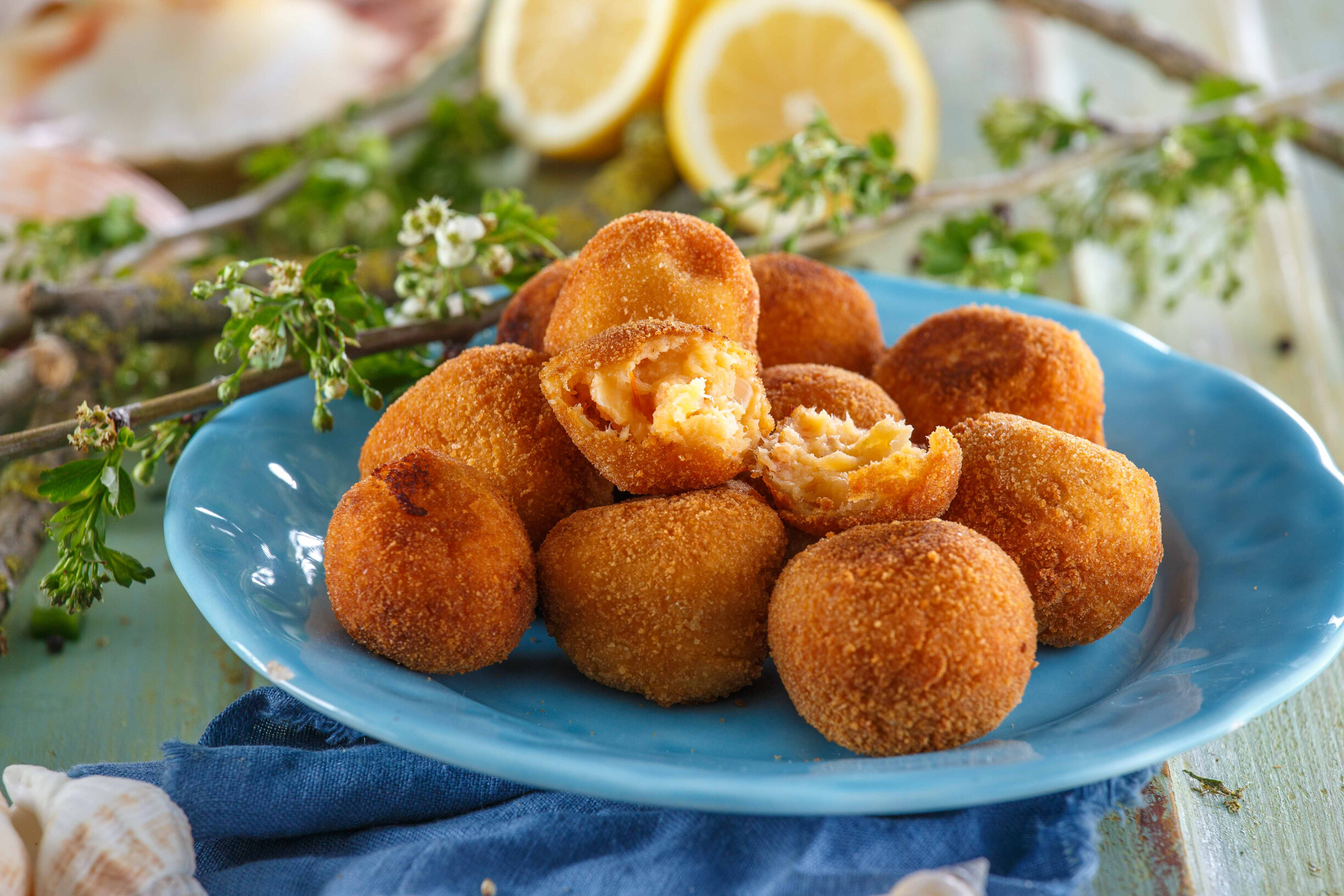 Croquetes de camarão