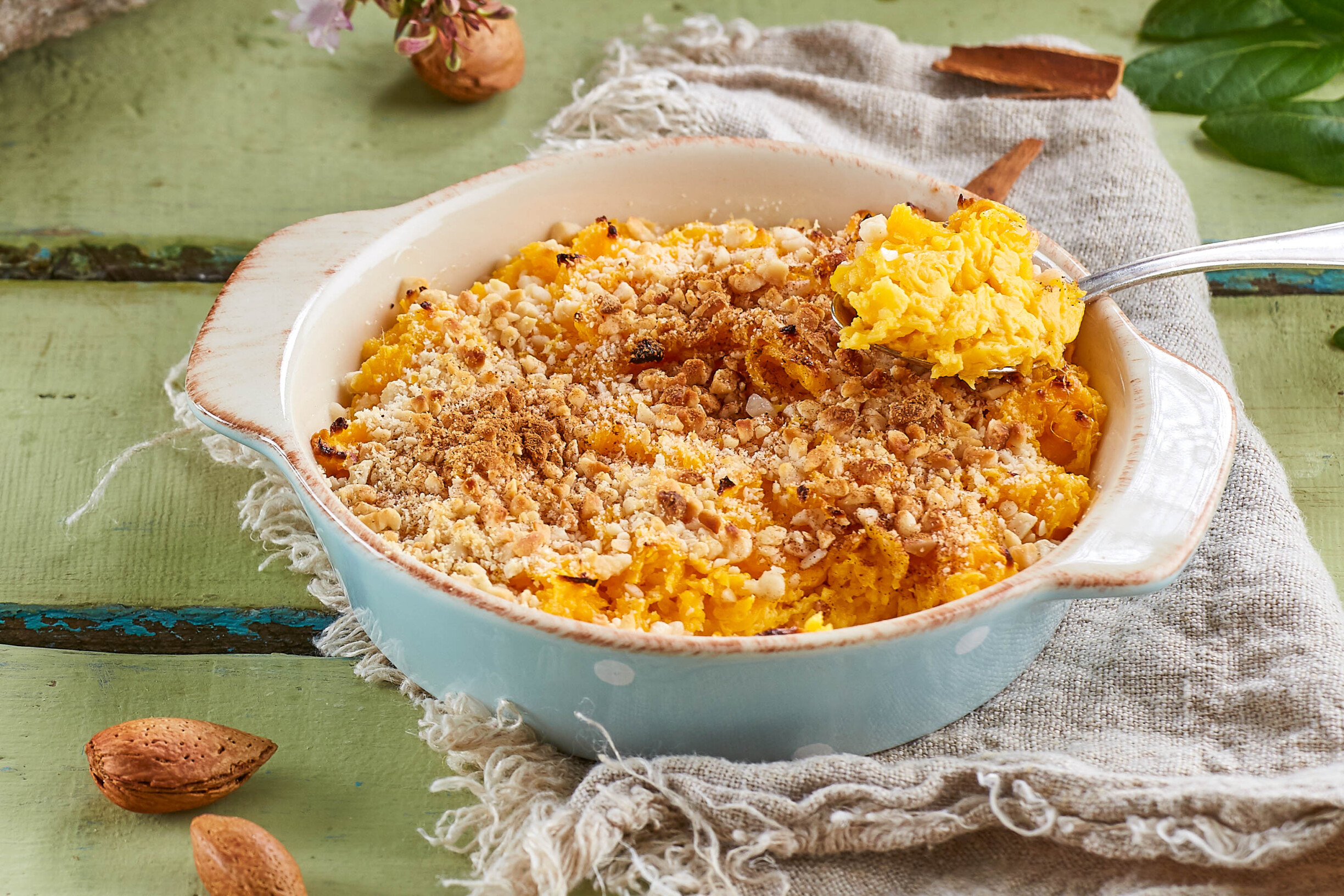 Encharcada com amêndoa e gengibre