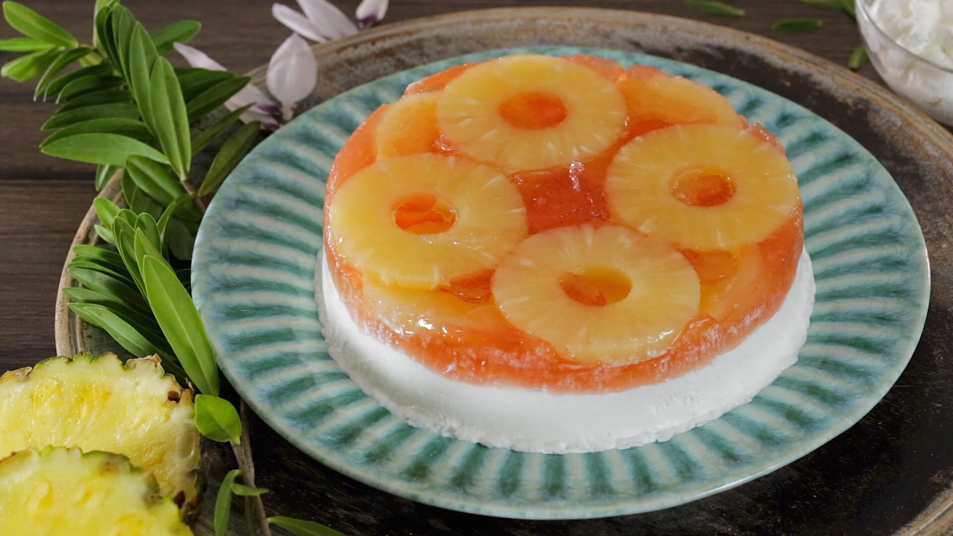 Pudim frio de ananás (video)