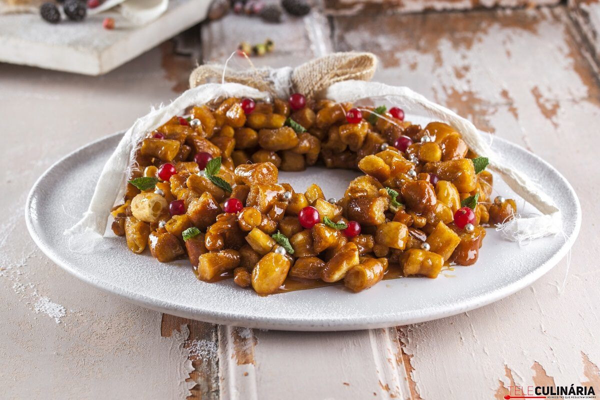 Nogado de Natal com mel