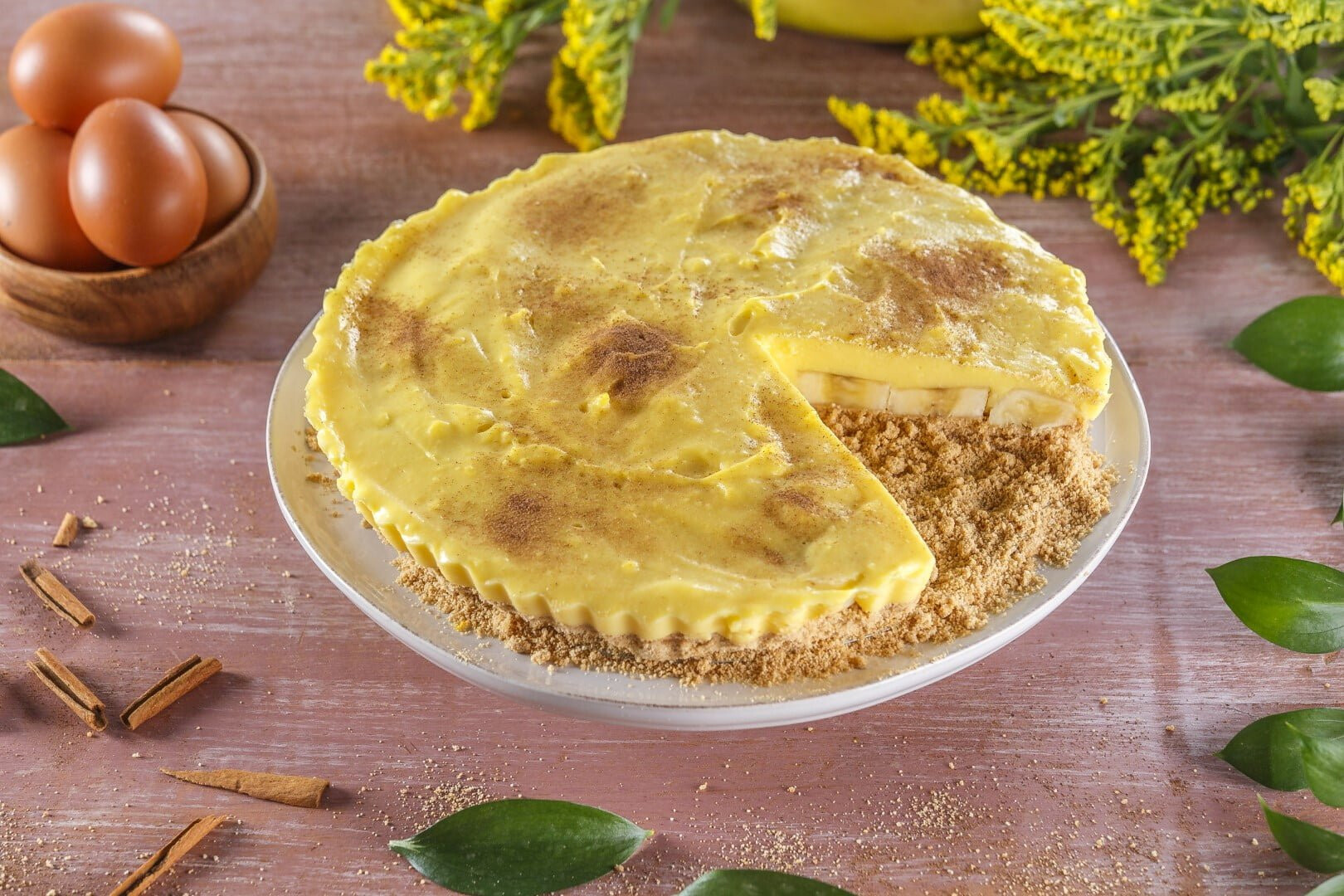 Tarte de banana (Receita especial para grávidas)