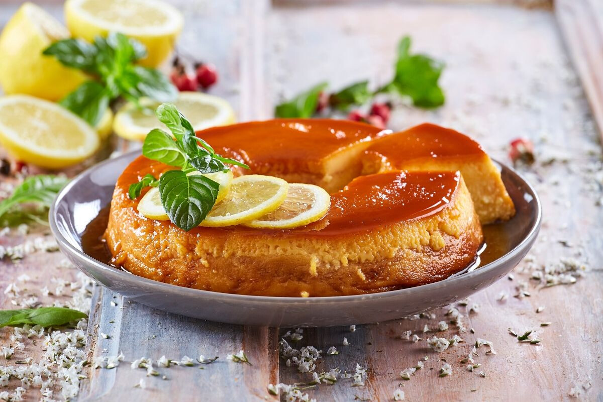 Pudim de leite condensado com baunilha