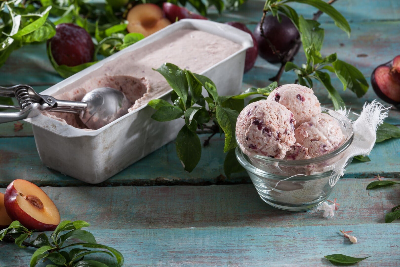 Gelado de ameixa- Receita Fácil e deliciosa