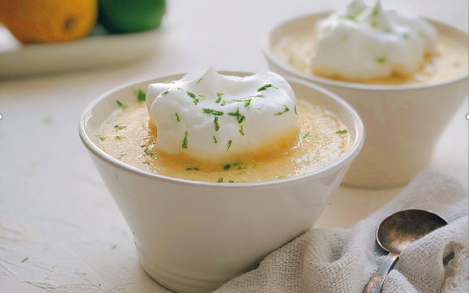 Mousse de lima e limão