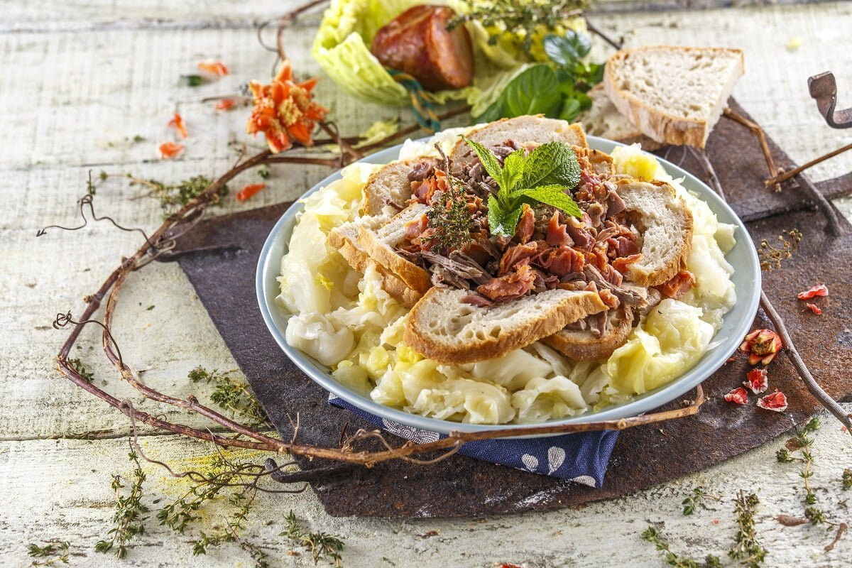 Sopa seca à moda do minho