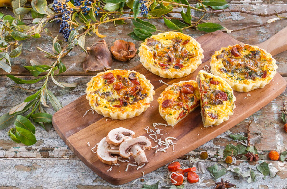 Tarteletes de cogumelos