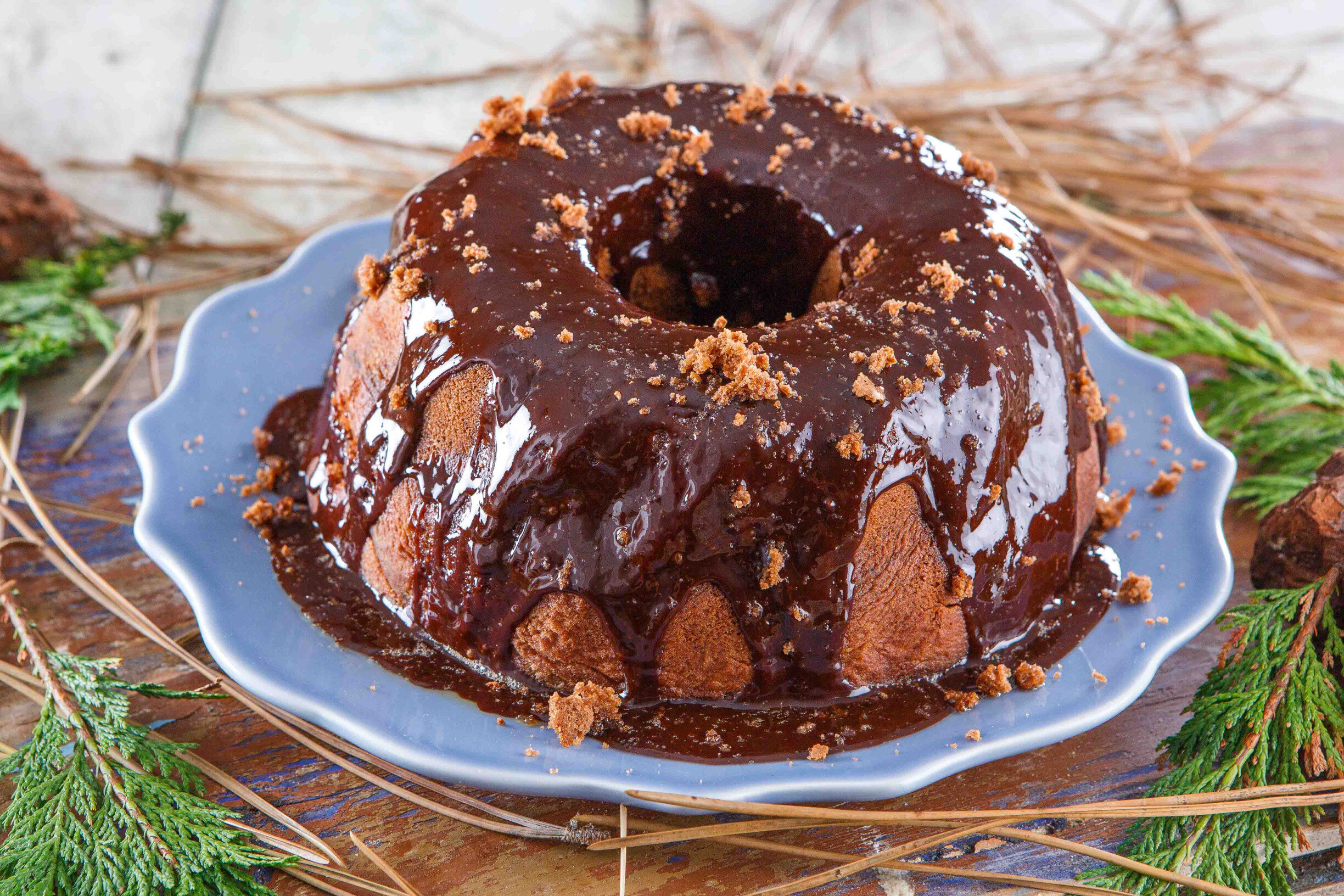 Bolo de chocolate molhadinho