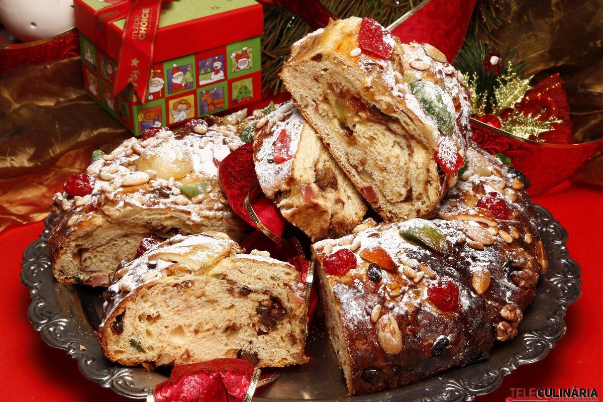 Bolo rei de chocolate