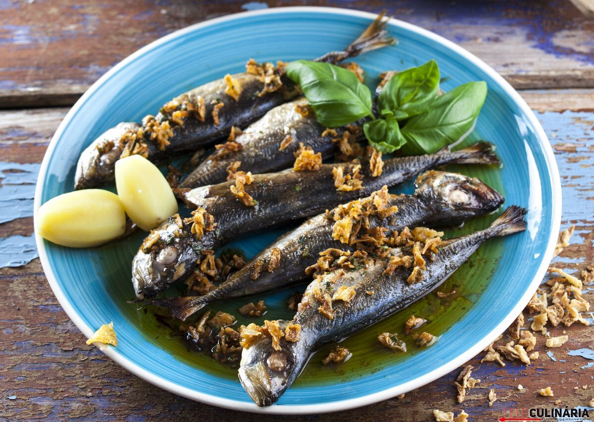 Carapaus grelhados com molho especial