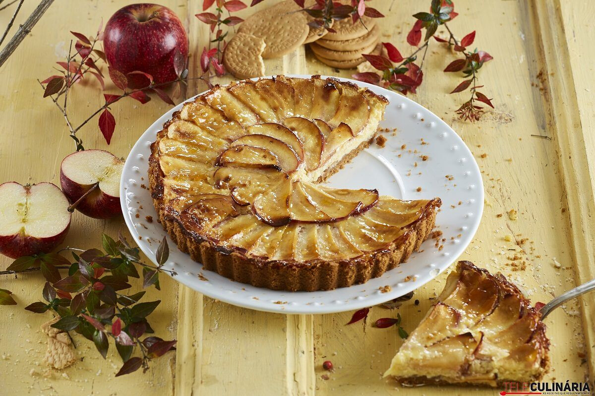 Tarte de maçã à padre Vítor