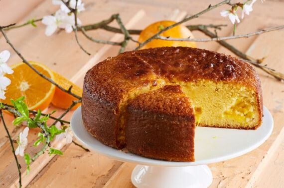 Bolo real de laranja