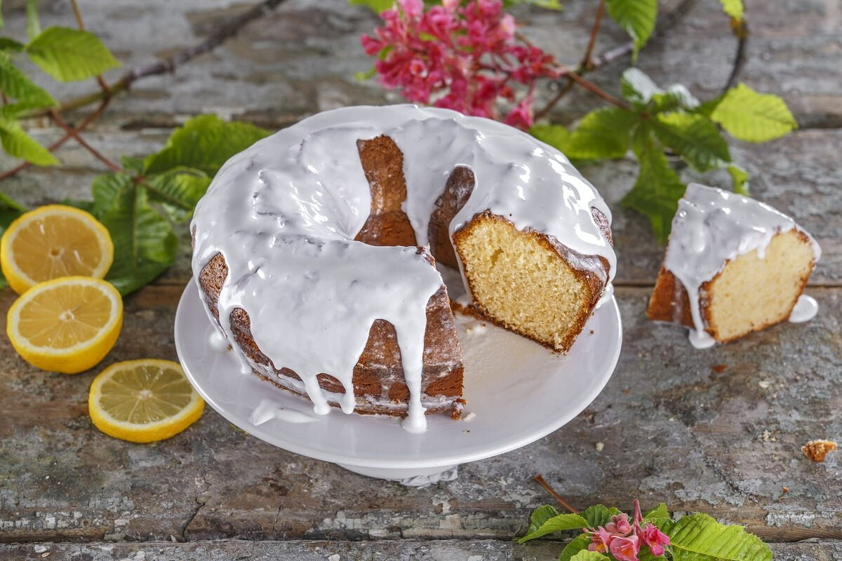 Receita Fácil de Bolo de limão