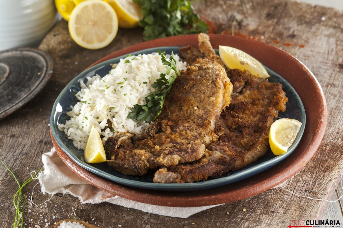 Costeletas de vitela à moda da Beira