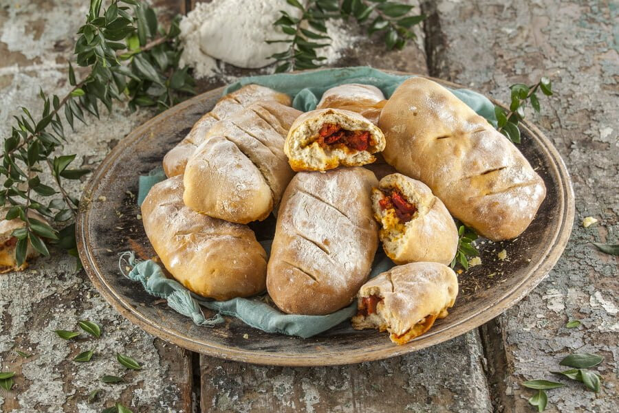 Pão com chouriço picante