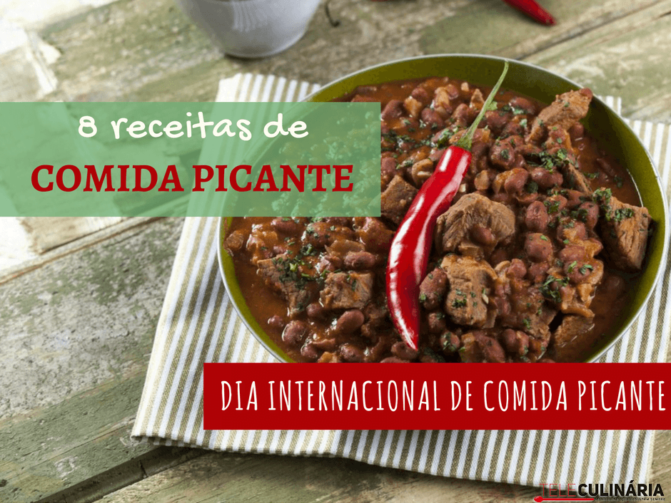 8 receitas de comida picante