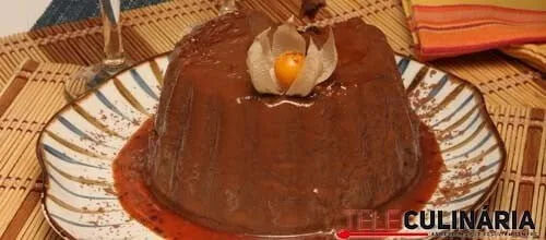 Creme de chocolate enformado