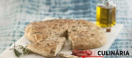Focaccia de ervas aromáticas