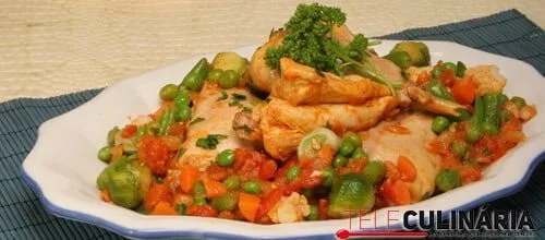 Macedónia de frango