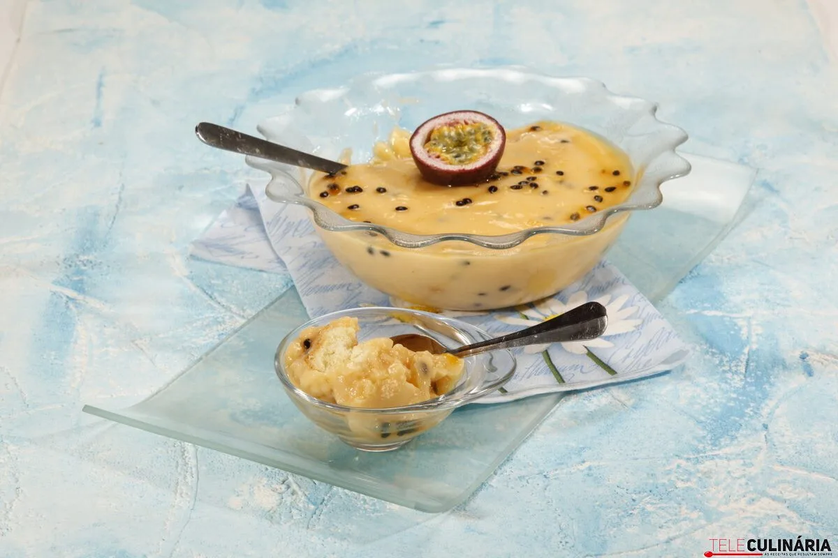 Sobremesa fácil de maracujá