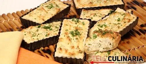 Mini tarteletes de bacalhau