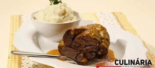 Chambão de vaca amostardado