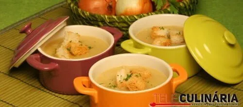 Receita de sopa de cebola