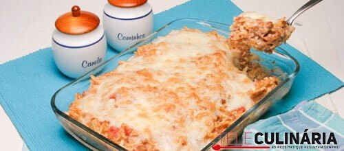 Carne picada gratinada