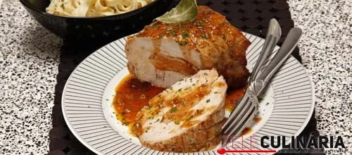 Receita de Lombo de porco com farinheira