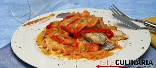 Peixe-espada no tacho