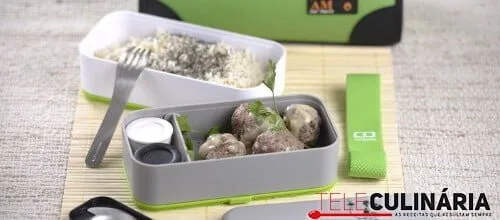 Almôndegas para levar para o emprego