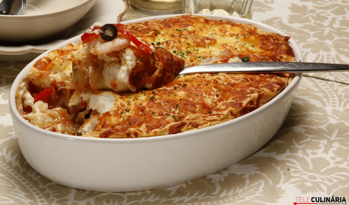 Duo de pescada e camarão