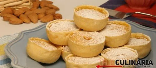 Queijadas de amêndoa e gila