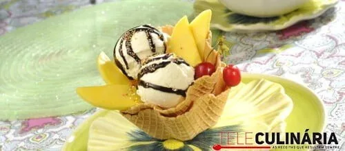 Receita de Gelado de iogurte fácil