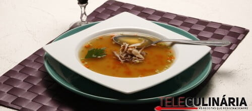 Canja de coelho assado