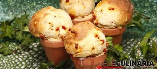 Manjericos de pão com chouriço
