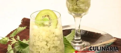Receita de granizado de kiwi
