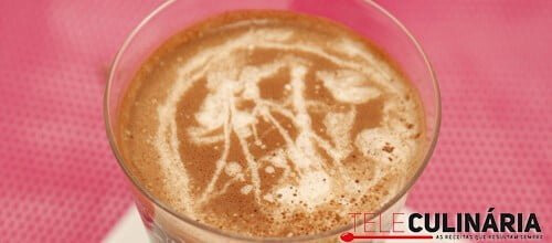 Café gelado com chocolate