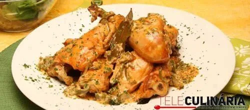 Frango no forno com iogurte