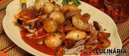 Bifanas na caçarola