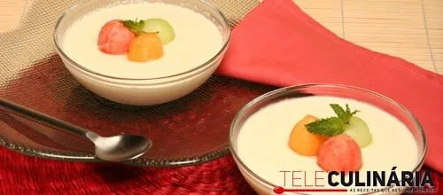 Mousse de meloa